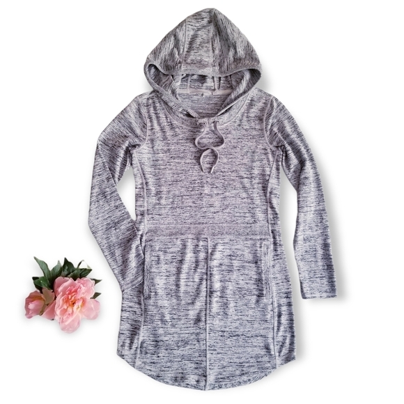 ATHLETA Techie Sweat Comfort Hooded Sweater Dress - Picture 4 of 16